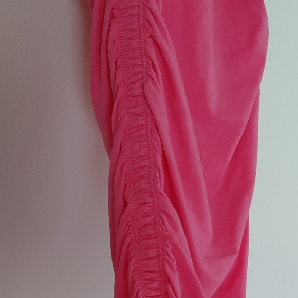 TNA Pink Ruched Tank Dress - Picture 3 of 4